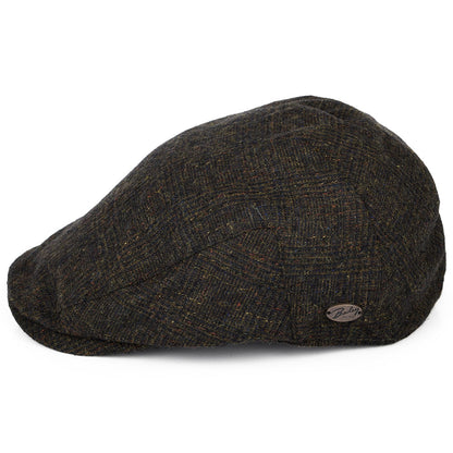 Casquette Plate en Laine Mélangée Mahler mélange de marrons BAILEY