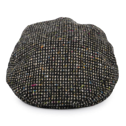 Casquette Plate en Tweed du Donegal Moucheté noir-beige sable-multi CITY SPORT