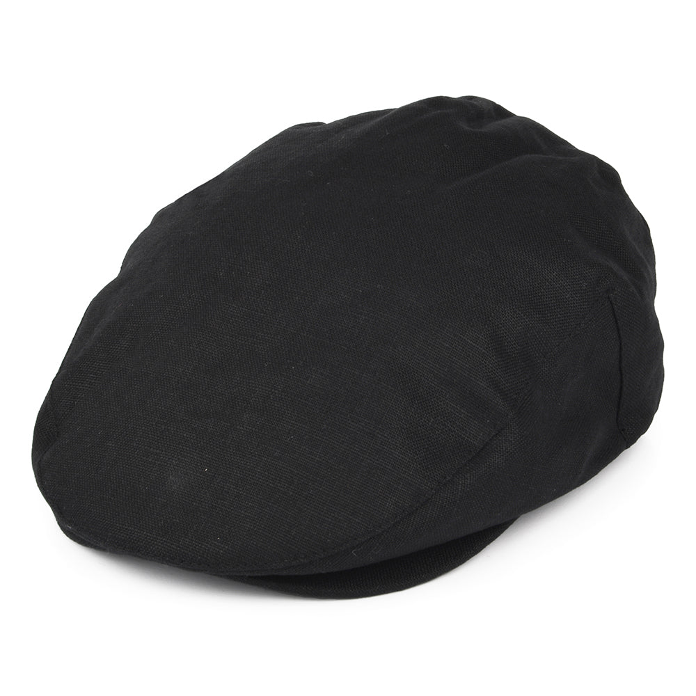 Casquette Plate en Chanvre Hooligan X noir BRIXTON