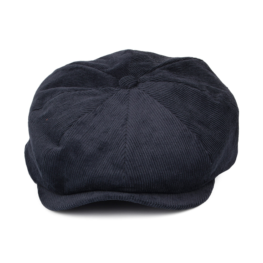Casquette Gavroche en Velours Côtelé Ample Brood bleu marine BRIXTON