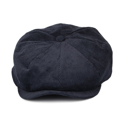 Casquette Gavroche en Velours Côtelé Ample Brood bleu marine BRIXTON