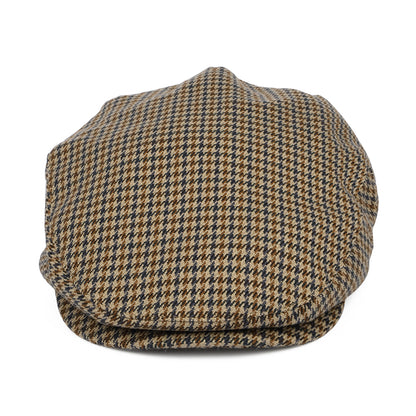 Casquette Plate Pied-de-Poule Hooligan sable-bleu marine BRIXTON