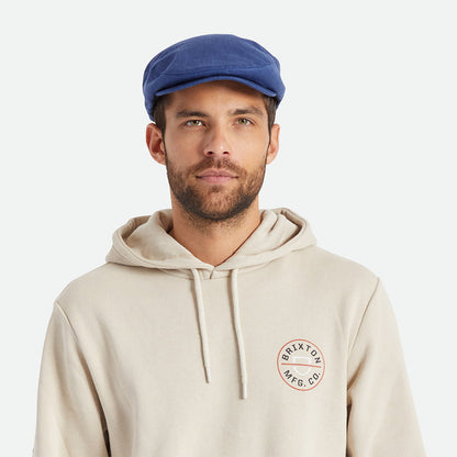 Casquette Plate en Chanvre Hooligan X bleu encre BRIXTON