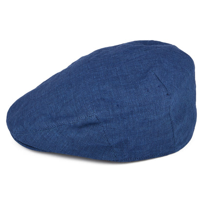 Casquette Plate en Lin Irlandais bleu FAILSWORTH