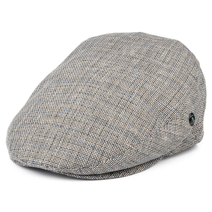 Casquette Plate en Lin et Coton gris-bleu CITY SPORT