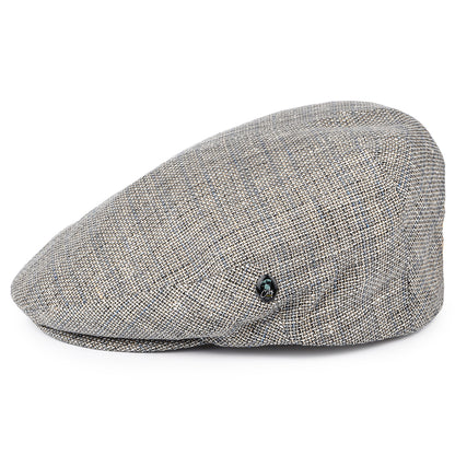 Casquette Plate en Lin et Coton gris-bleu CITY SPORT