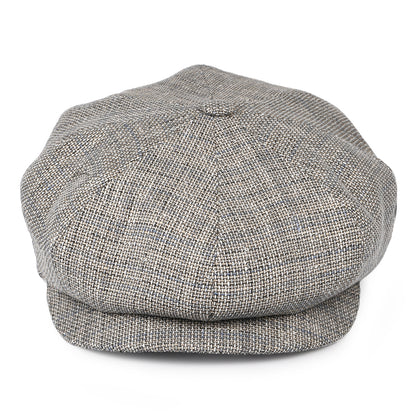 Casquette Gavroche en Lin et Coton gris-bleu CITY SPORT