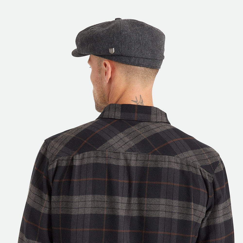 Casquette Gavroche Ample Brood noir-gris BRIXTON