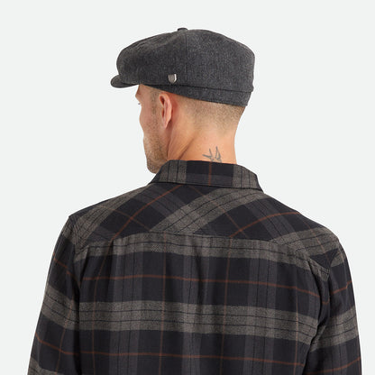 Casquette Gavroche Ample Brood noir-gris BRIXTON