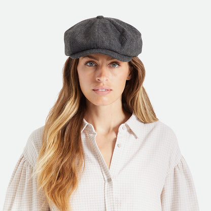 Casquette Gavroche Ample Brood noir-gris BRIXTON