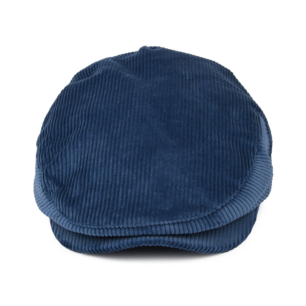 Casquette Plate en Velours Côtelé Hooligan bleu BRIXTON