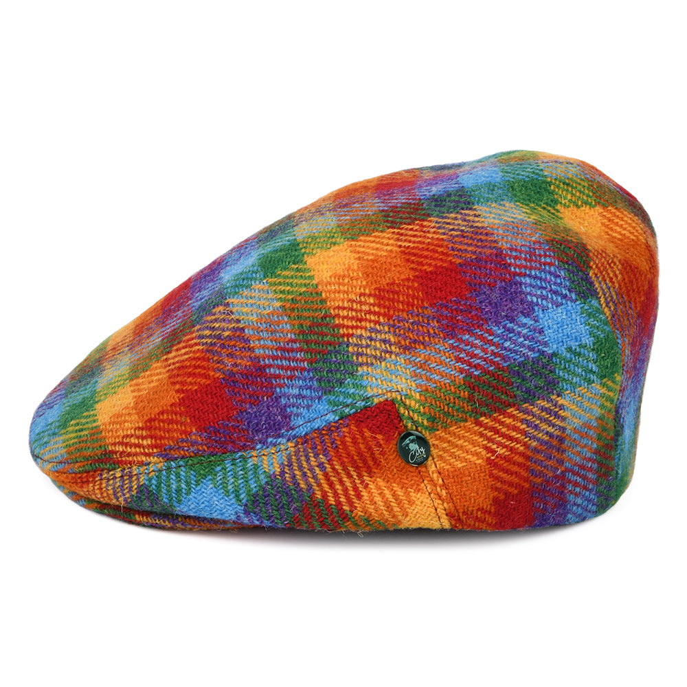 Casquette Plate en HARRIS TWEED Pride arc-en-ciel CITY SPORT