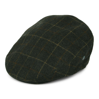 Casquette Plate en Laine Loden à Carreaux mousse CITY SPORT