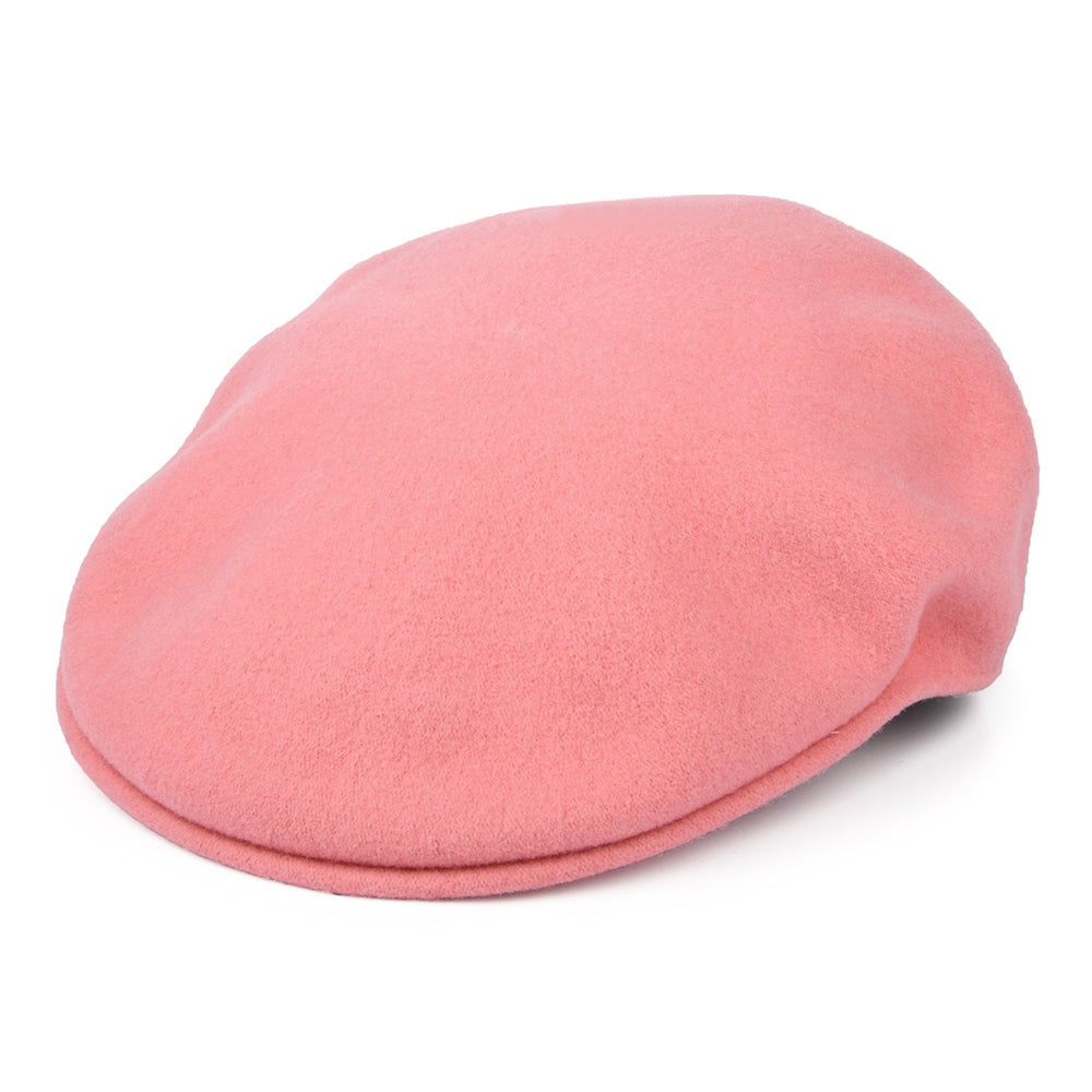 Casquette Plate en Laine 504 rose KANGOL