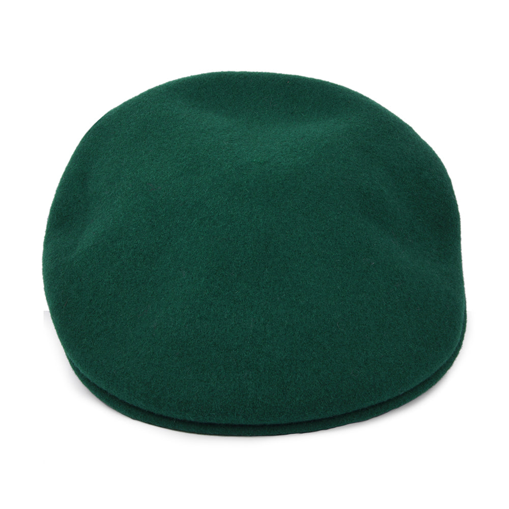 Casquette Plate en Laine 504 vert sapin KANGOL