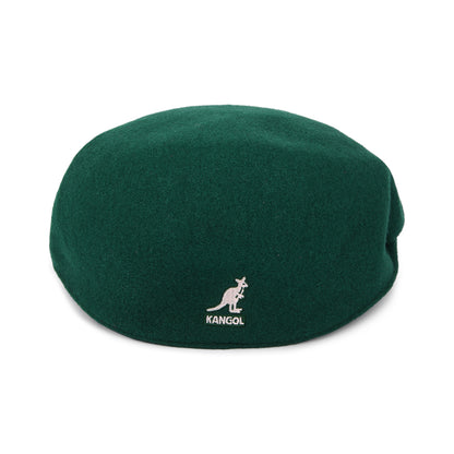 Casquette Plate en Laine 504 vert sapin KANGOL