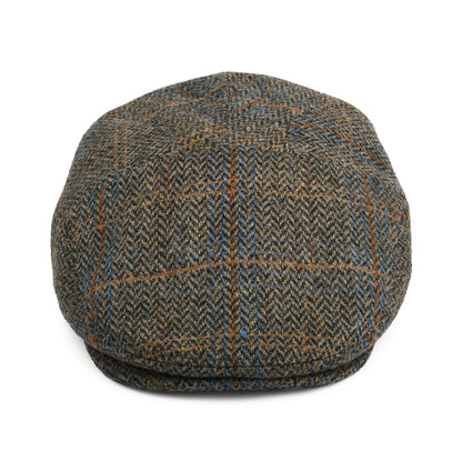 Casquette Plate en Laine Mélangée à Carreaux Lou chêne-multi BAILEY