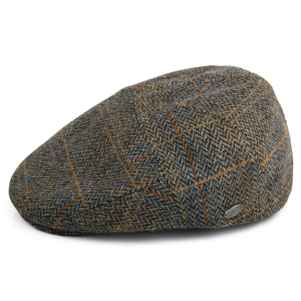 Casquette Plate en Laine Mélangée à Carreaux Lou chêne-multi BAILEY