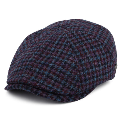 Casquette Gavroche en Laine Pied-de-Poule Furman bleu-multi BAILEY