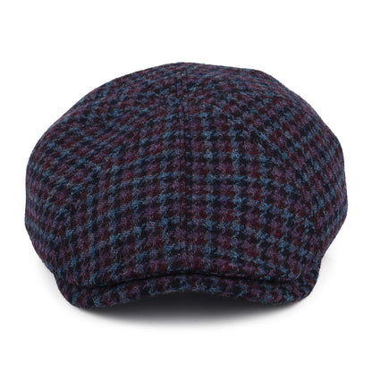 Casquette Gavroche en Laine Pied-de-Poule Furman bleu-multi BAILEY