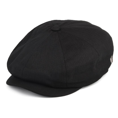 Casquette Gavroche Ample en Coton Brood noir BRIXTON