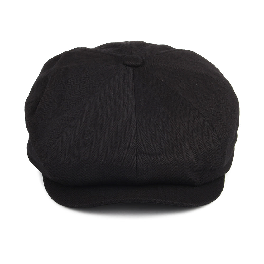 Casquette Gavroche Ample en Coton Brood noir BRIXTON