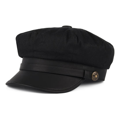 Casquette de Motard Rebelle noir JAXON & JAMES