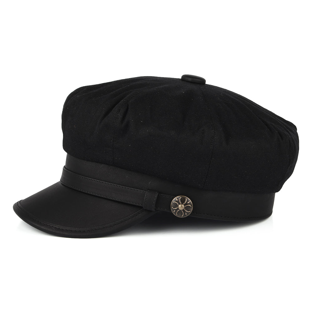 Casquette de Motard Rebelle noir JAXON & JAMES
