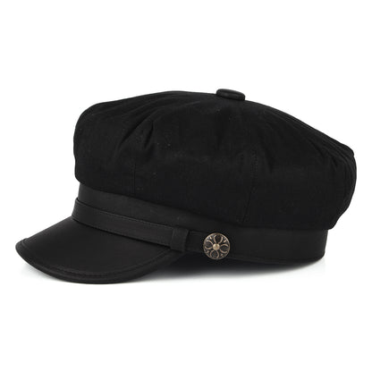 Casquette de Motard Rebelle noir JAXON & JAMES