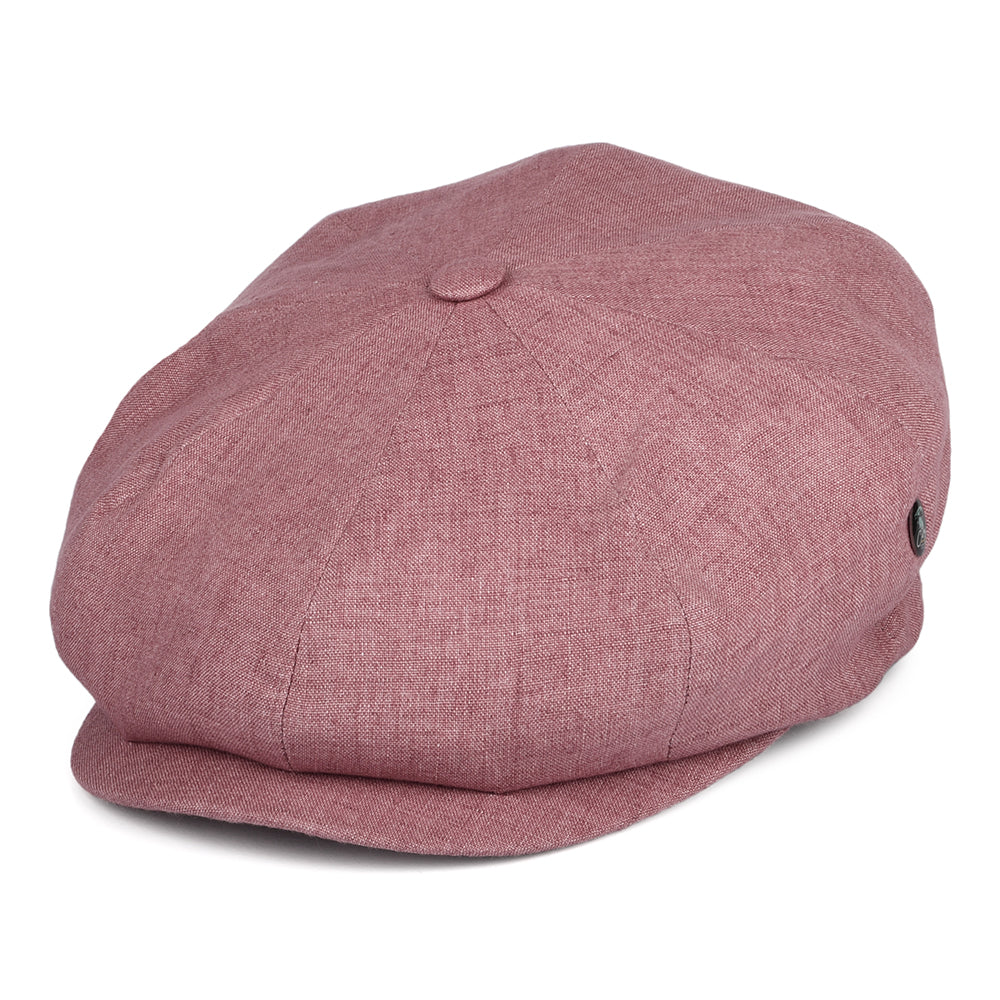 Casquette Gavroche en Lin rouge délavé CITY SPORT