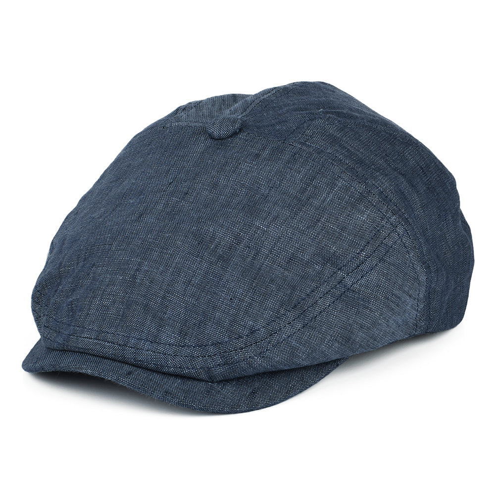 Casquette Plate en Lin Will Kimmel bleu marine GOORIN