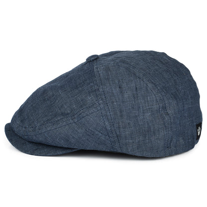 Casquette Plate en Lin Will Kimmel bleu marine GOORIN