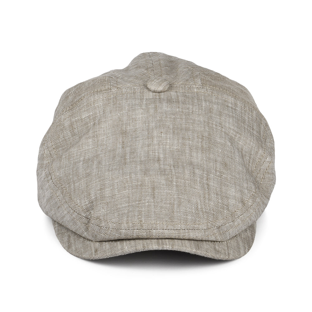 Casquette Plate en Lin Will Kimmel marron clair GOORIN