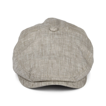 Casquette Plate en Lin Will Kimmel marron clair GOORIN