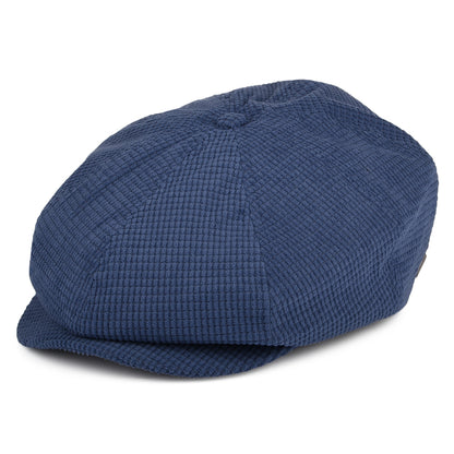 Casquette Gavroche en Velours Côtelé Gauffré Brood bleu BRIXTON