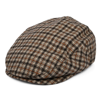 Casquette Plate Pied-de-Poule Hooligan Lightweight X Snap sable-marron-orange BRIXTON