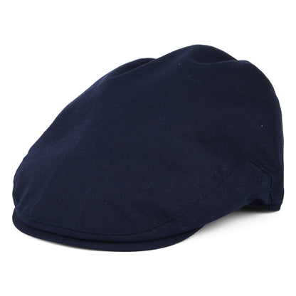 Casquette Plate en Coton et Lin Balmoral bleu marine CHRISTYS