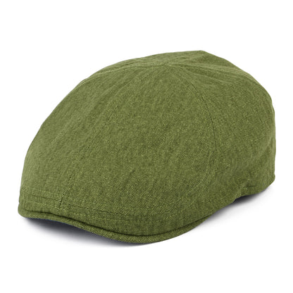 Casquette Plate Bec-de-Canard en Coton Porto vert-bleu sarcelle FAILSWORTH