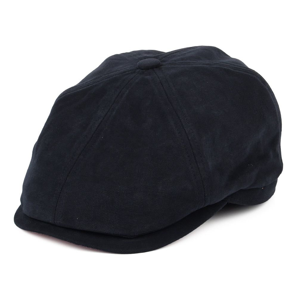 Casquette Gavroche en Toile de Coton Hudson bleu marine-saumon FAILSWORTH