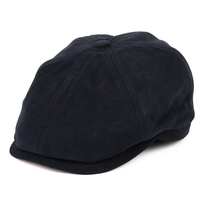 Casquette Gavroche en Toile de Coton Hudson bleu marine-saumon FAILSWORTH