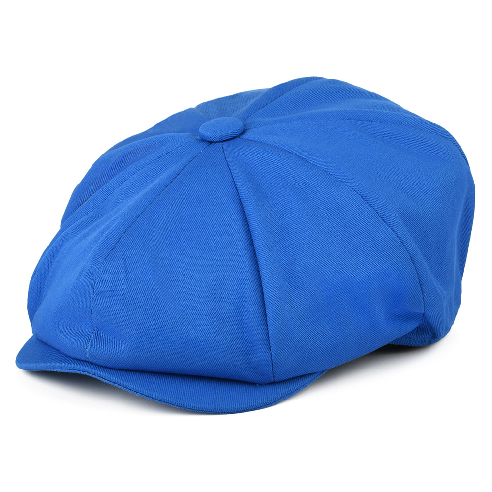 Casquette Gavroche à 8 Pans en Coton bleu CHRISTYS