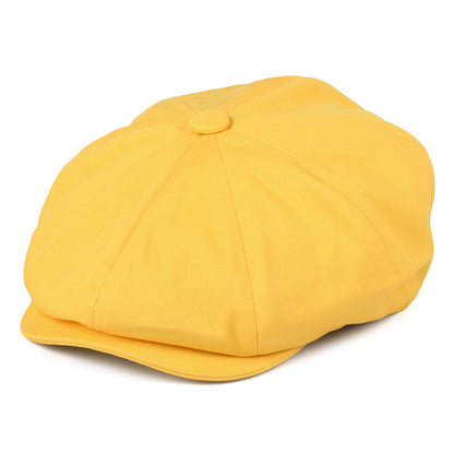 Casquette Gavroche à 8 Pans en Coton jaune CHRISTYS