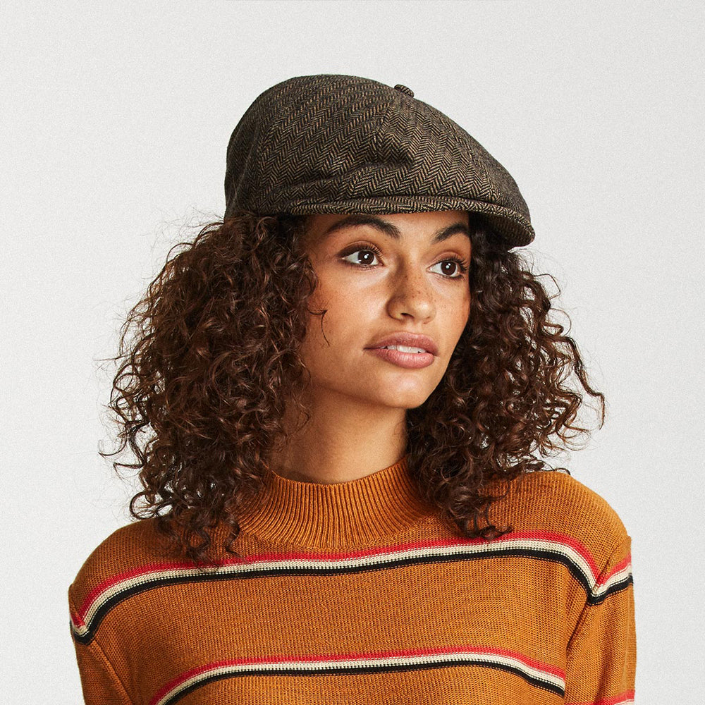 Casquette Gavroche à Chevrons Brood Classic marron-khaki BRIXTON