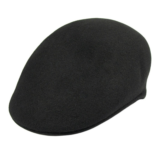 Casquette Ascot en Laine noir JAXON & JAMES