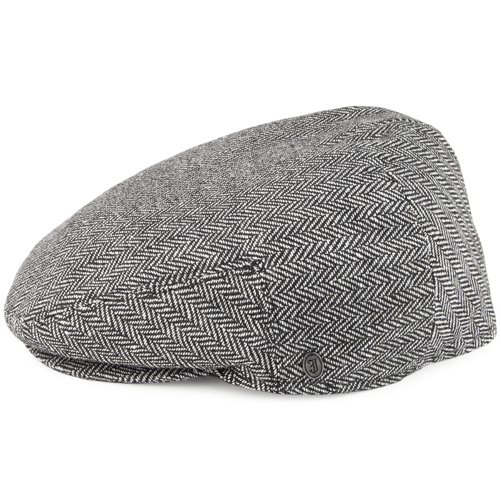 Casquette Plate à Chevrons gris JAXON & JAMES
