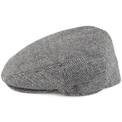 Casquette Plate à Chevrons gris JAXON & JAMES