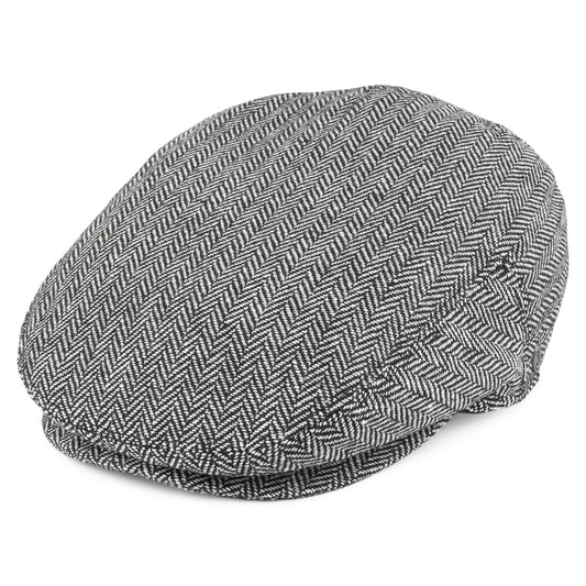 Casquette Plate à Chevrons gris JAXON & JAMES