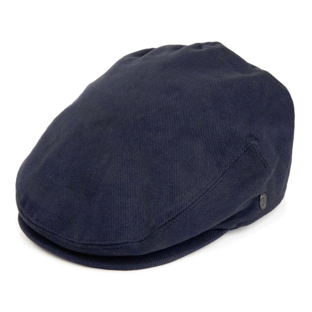 Casquette Plate en Coton bleu marine JAXON & JAMES