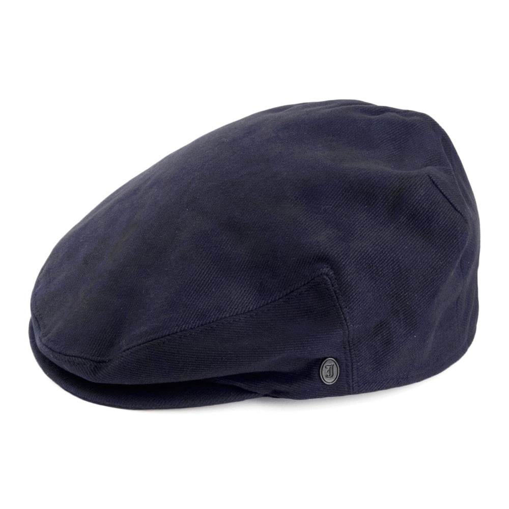 Casquette Plate en Coton bleu marine JAXON & JAMES