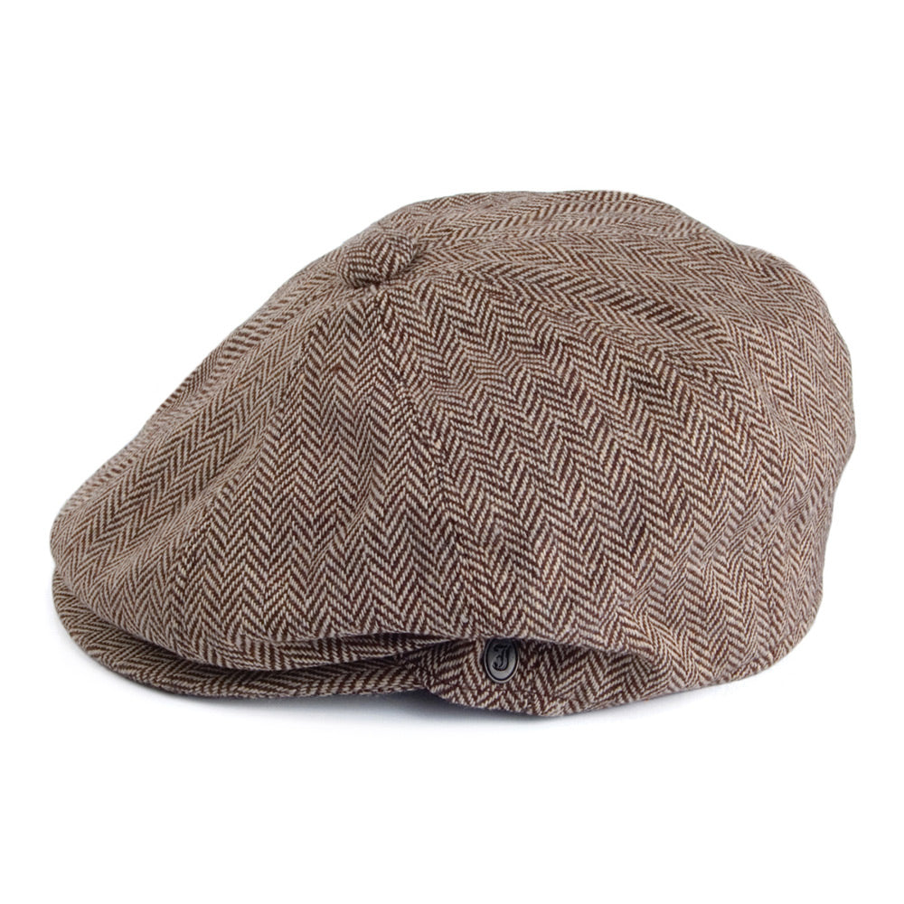 Casquette Gavroche à Chevrons marron JAXON & JAMES